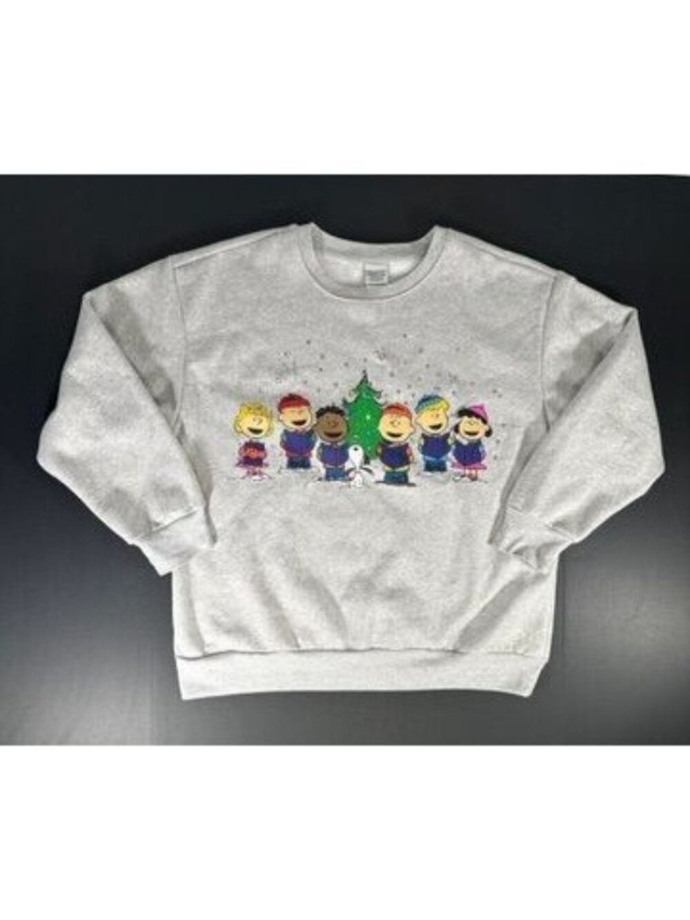 Peanuts CHARLIE BROWN Christmas LIGHT UP Holiday Crewneck Sweatshirt XL
